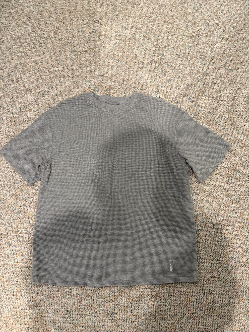 Comfrt Heather Gray Short-Sleeve Knit Tee